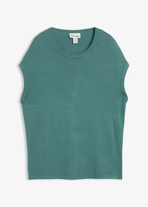 Gilet in morbida maglia misto viscosa, bonprix