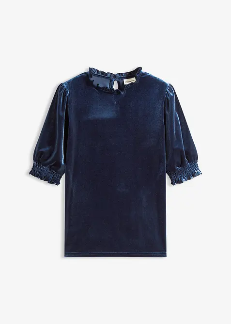 Maglia in velluto morbido, bonprix