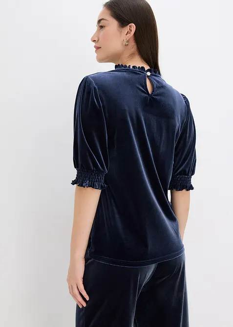 Maglia in velluto morbido, bonprix