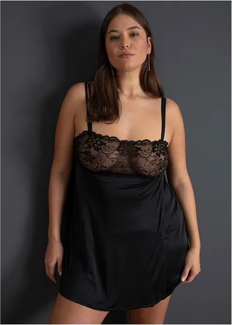 Sottoveste con effetto lucido, bonprix