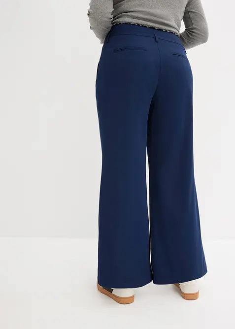 Pantaloni svasati, a vita alta, bonprix