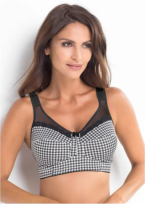 Reggiseno contenitivo senza ferretto con spalline imbottite, bonprix