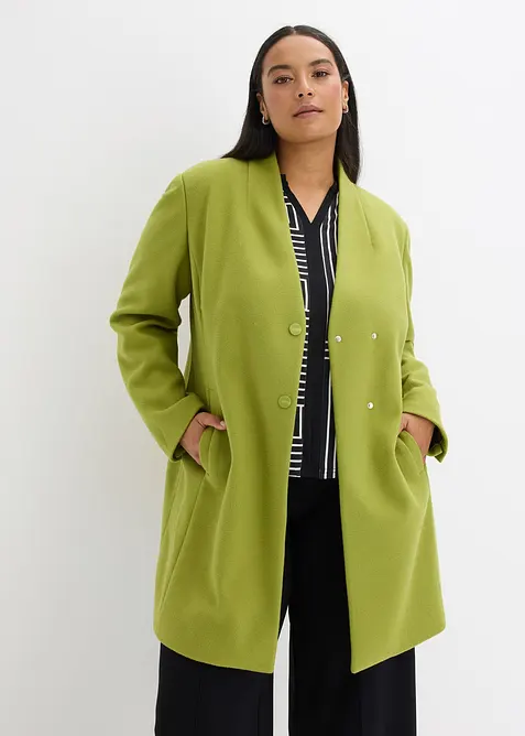 Cappotto corto in simil lana, bonprix