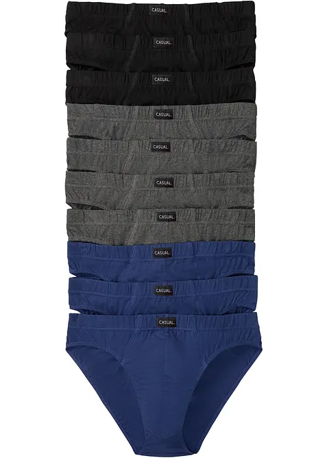 Slip con morbido cotone (pacco da 10), bonprix