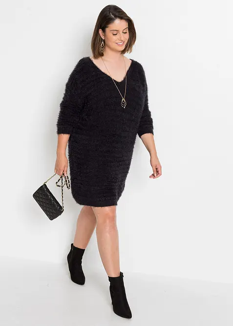 Abito lungo con pizzo, bonprix