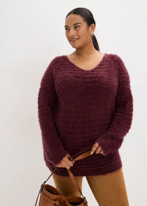 Abito lungo con pizzo, bonprix