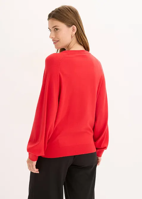 Maglione in filato fine misto viscosa, bonprix