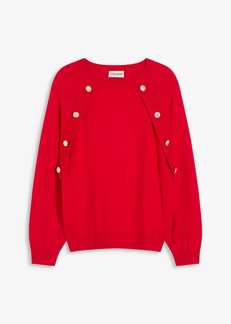 Maglione in filato fine misto viscosa, bonprix