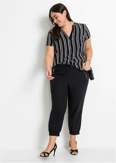 Camicetta a maniche corte in pura viscosa, bonprix