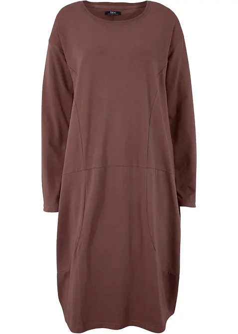 Abito in jersey con taglio a uovo, bonprix