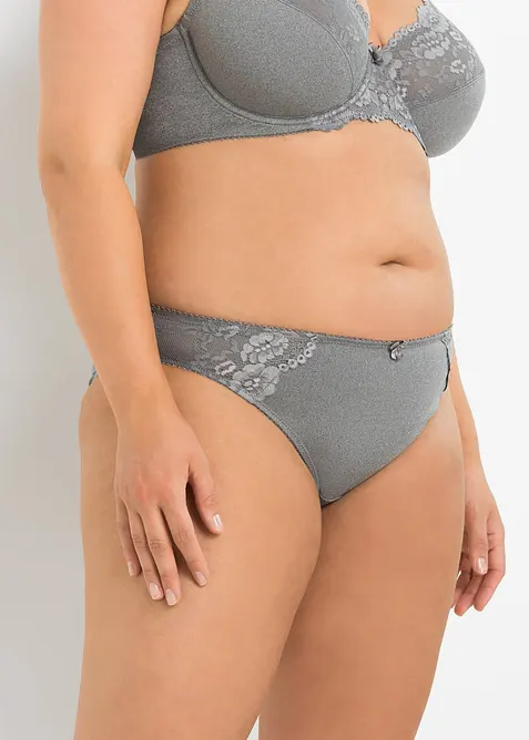 Slip con pizzo delicato (pacco da 2), bonprix