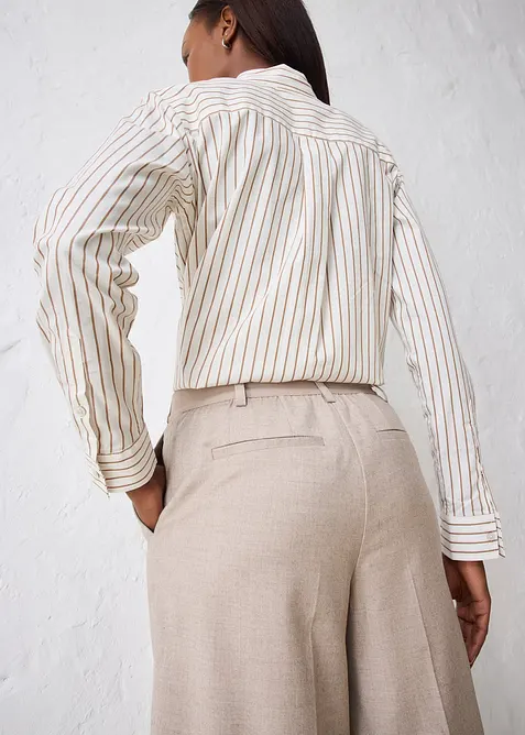 Gonna pantalone in misto lana, bonprix