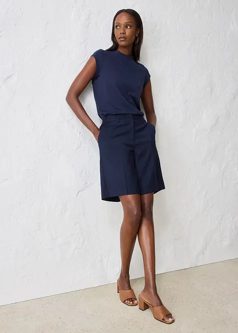 Gonna pantalone in misto lana, bonprix