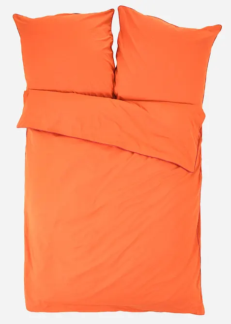 Biancheria da letto in rinforzato con pistagna a contrasto, bonprix