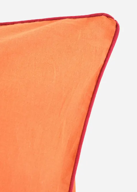 Biancheria da letto in rinforzato con pistagna a contrasto, bonprix