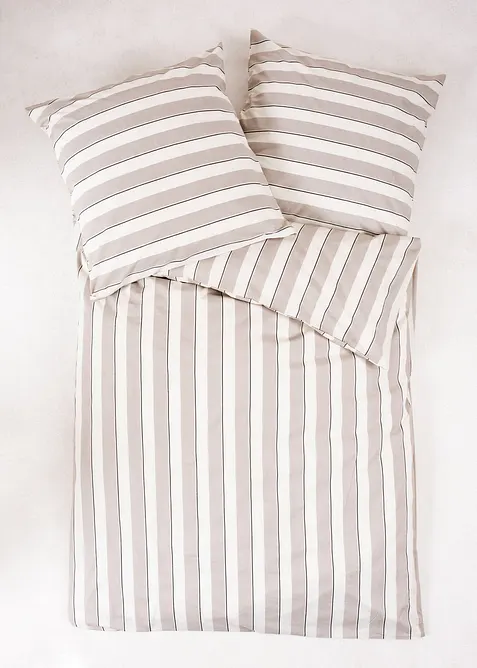 Biancheria da letto in percalle a righe, bonprix