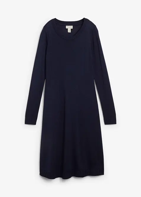 Abito in maglia svasato, bonprix