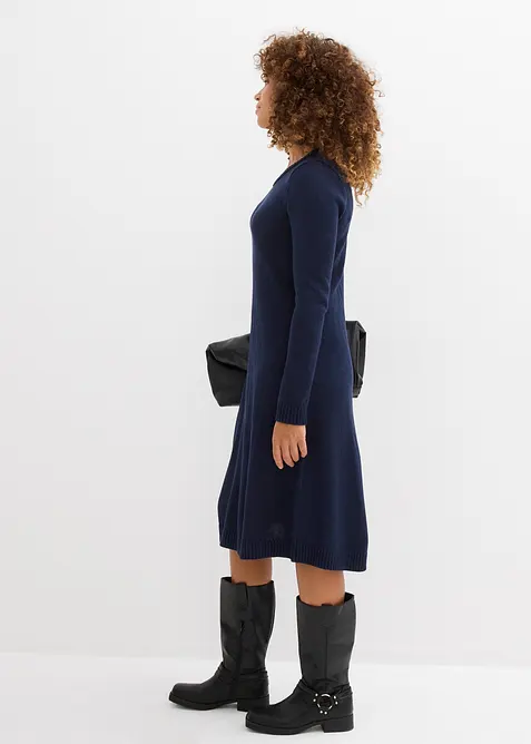 Abito in maglia svasato, bonprix