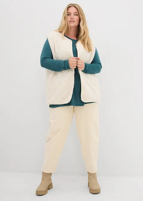 Maglia a maniche lunghe in viscosa morbida, bonprix