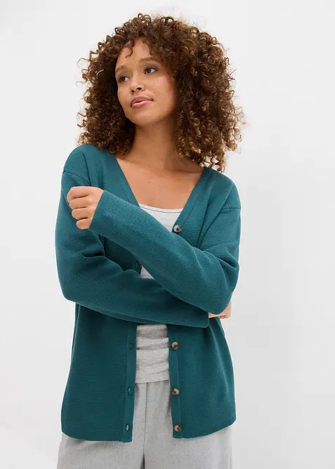 Cardigan a coste Milano, bonprix