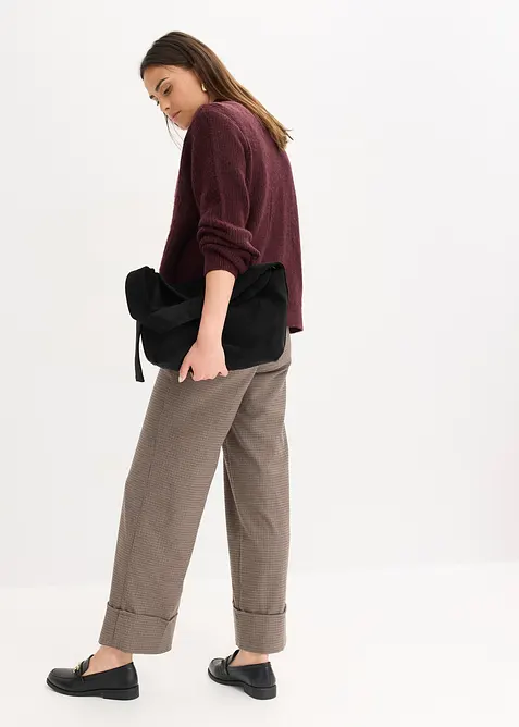 Cardigan con motivo a trecce, bonprix