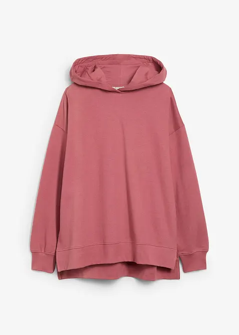 Felpa con cappuccio in puro cotone, bonprix