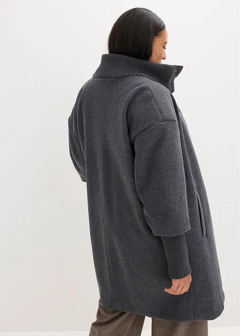 Cappotto corto in simil lana, bonprix
