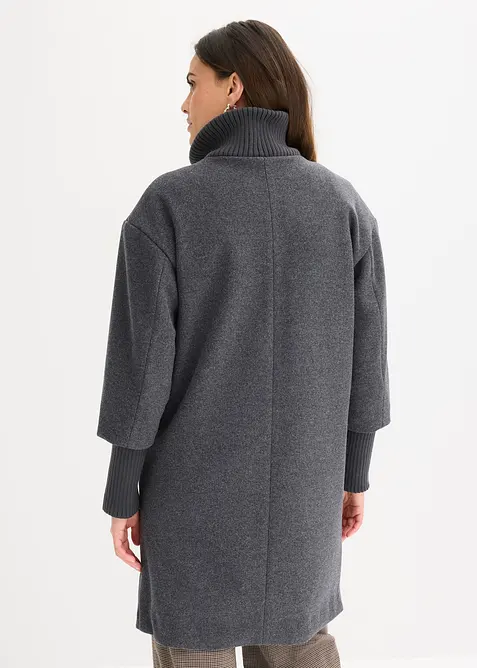 Cappotto corto in simil lana, bonprix