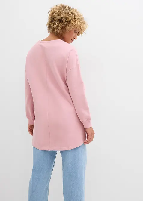 Felpa oversize in puro cotone, bonprix