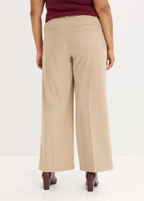 Pantaloni a palazzo con pinces, bonprix