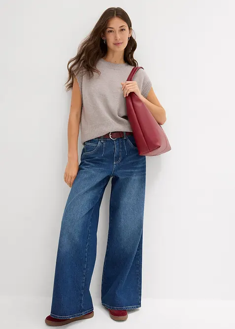 Gilet in maglia oversize, bonprix