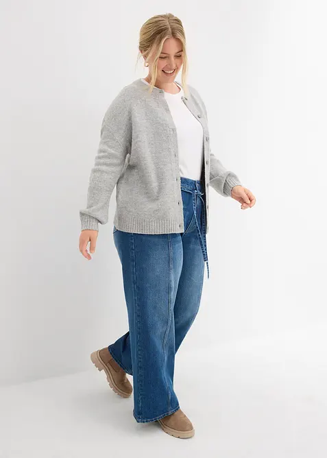 Maglia con maniche a 3/4 e puro cotone biologico, bonprix