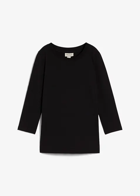 Maglia con maniche a 3/4 e puro cotone biologico, bonprix