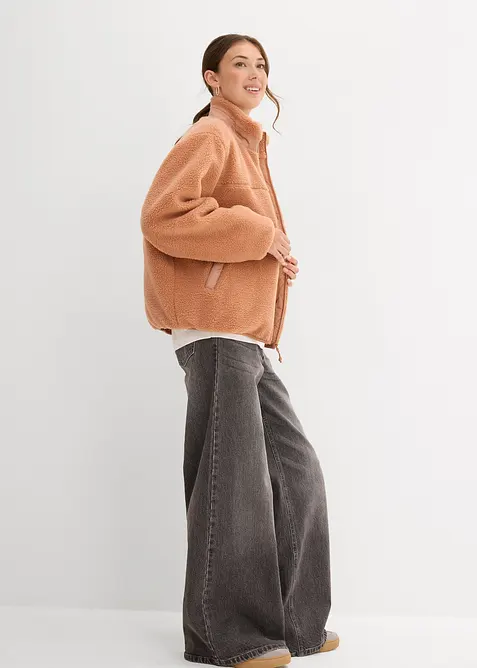 Giacca in pile teddy, bonprix