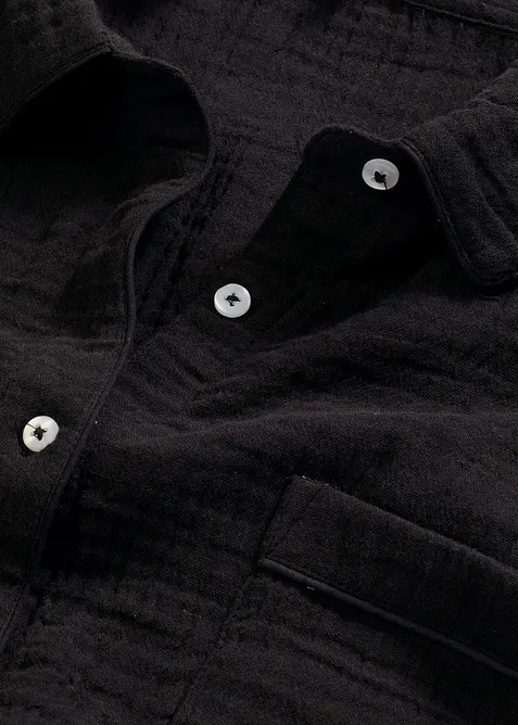 Camicia da notte loungewear oversize in mussola, bonprix