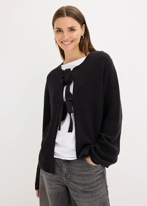 Cardigan in misto cotone, bonprix