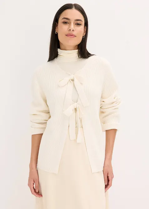 Cardigan in misto cotone, bonprix