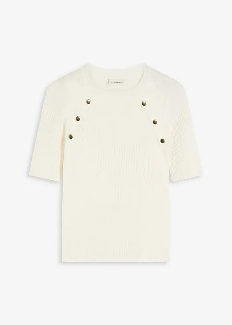 Maglione in filato fine di misto viscosa morbido, bonprix