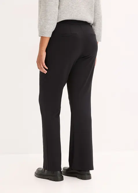 Pantaloni con elastico in vita in punto di Roma, bonprix