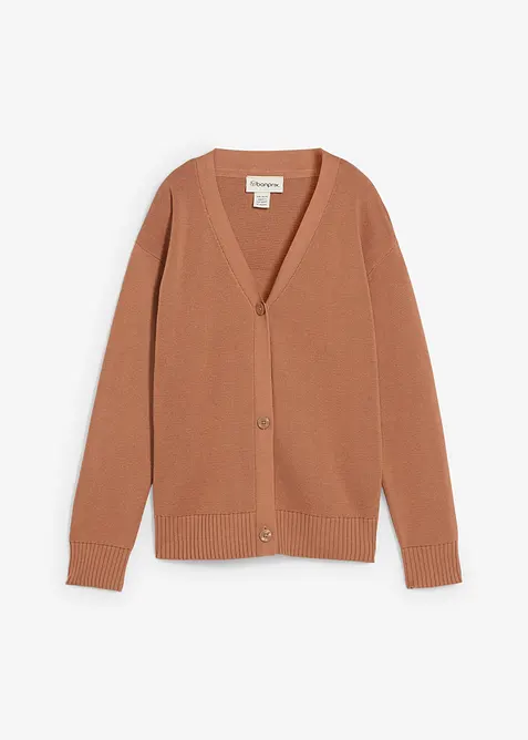 Cardigan in filato fine a coste Milano, bonprix