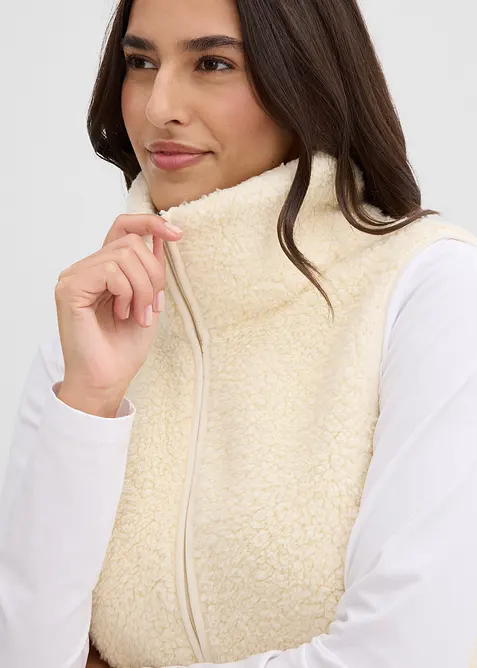 Gilet teddy, bonprix