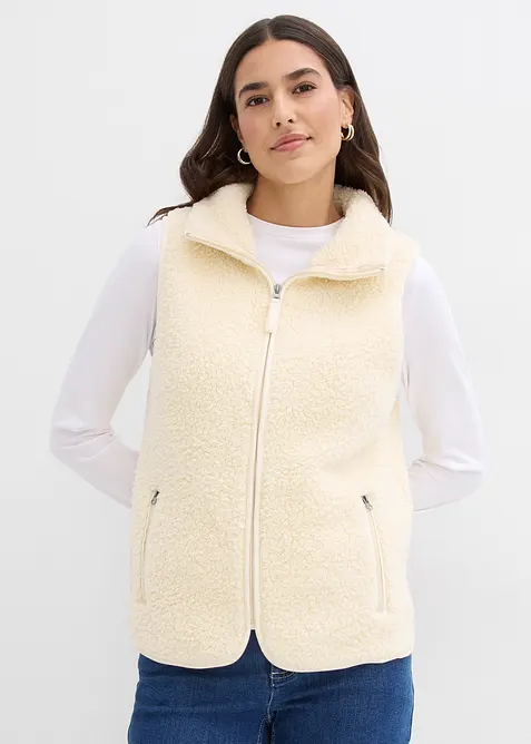 Gilet teddy, bonprix