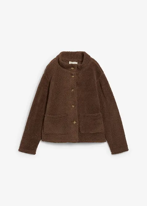 Giacca in pile teddy, bonprix