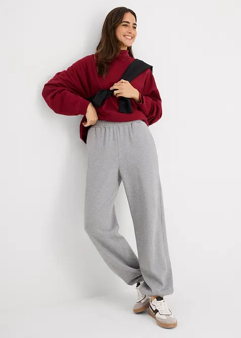 Pantaloni da jogging a vita alta, bonprix