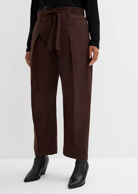 Pantaloni con piega cucita, bonprix