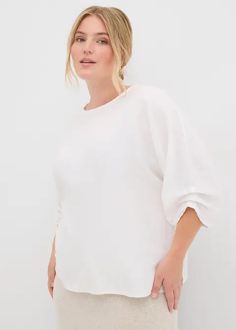 Blusa in puro cotone, bonprix