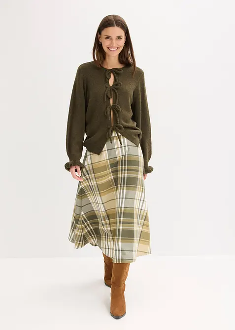 Cardigan oversize in morbido misto lana, bonprix