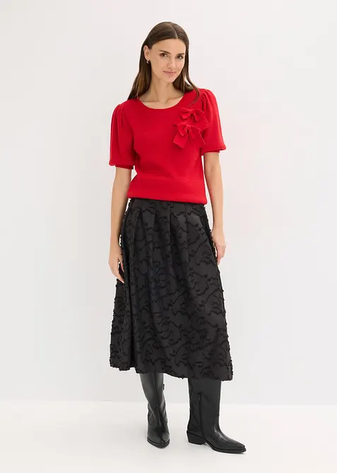 Maglione con fiocchi, bonprix