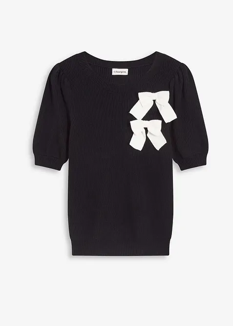 Maglione con fiocchi, bonprix