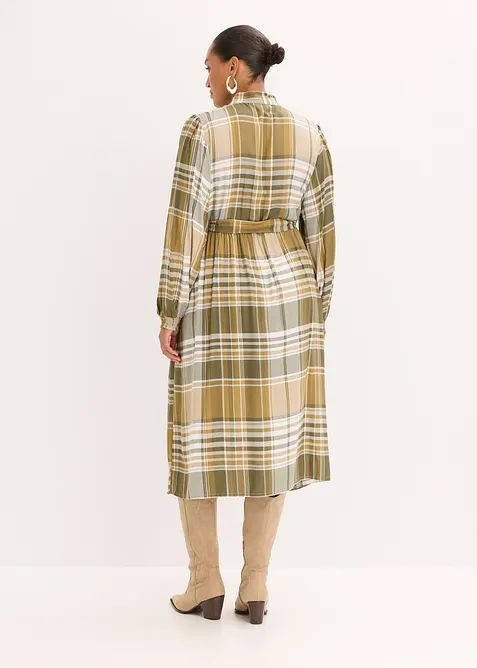 Abito midi con fiocco, bonprix